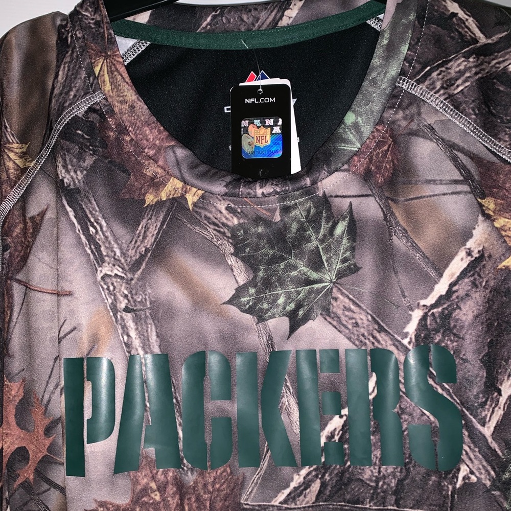NWT Majestic NFL Packers Camo Men’s S/S shirt